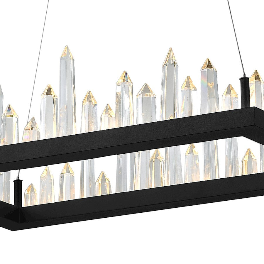 Juliette 32" Chandelier, Black