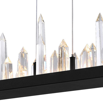 Juliette 34" Chandelier, Black