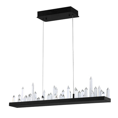 Juliette 45" Chandelier, Black