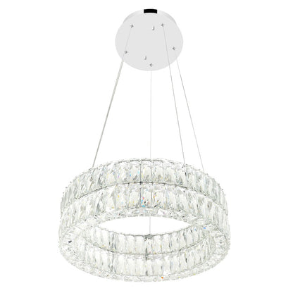 Madeline Down 20" Chandelier, Chrome