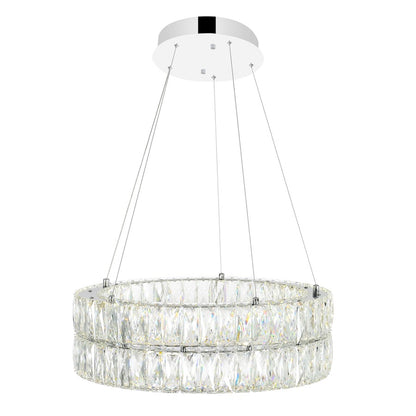 Madeline Down 20" Chandelier, Chrome