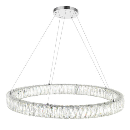 Madeline Down Chandelier, Chrome 1C