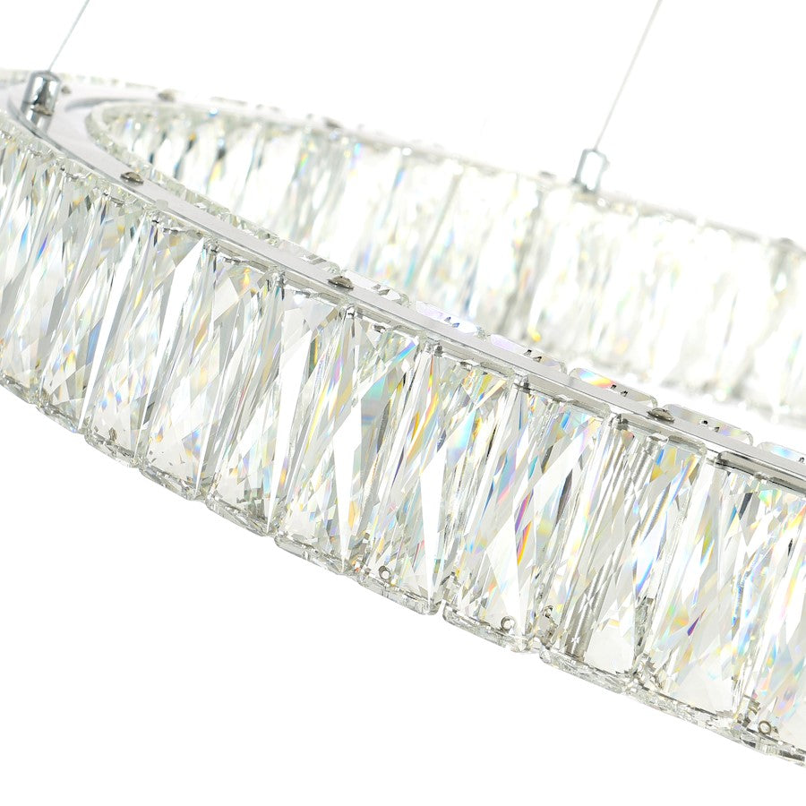 Madeline Down Chandelier, Chrome 3C