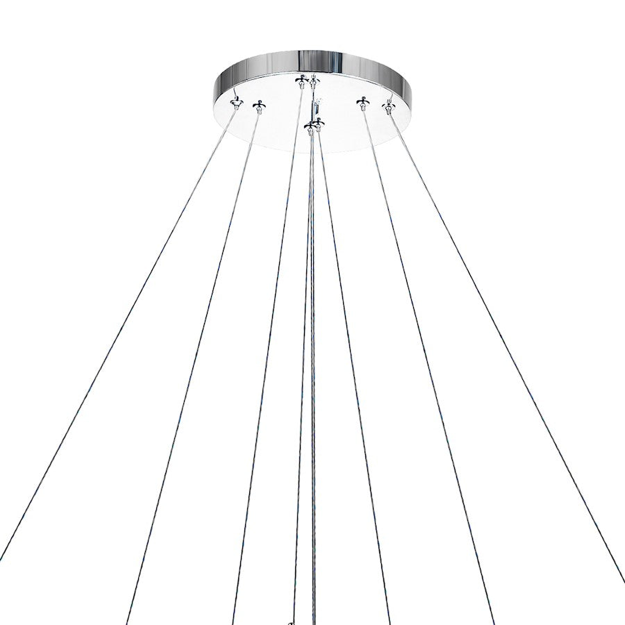 Madeline Down Chandelier, Chrome 3C