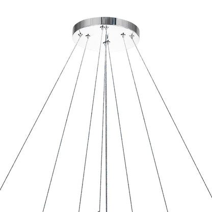 Madeline Down Chandelier, Chrome 3C