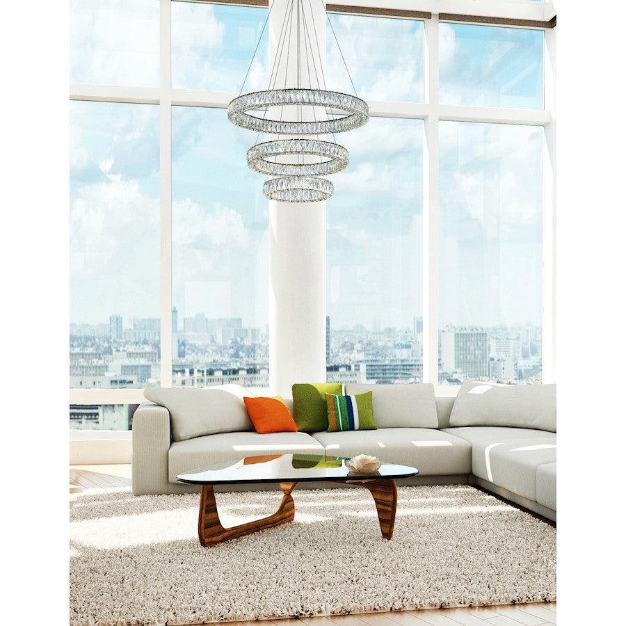 Madeline Down Chandelier, Chrome 3C