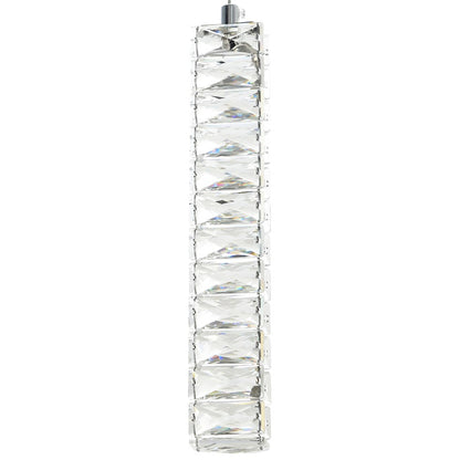 Celina 20-inch Down Chandelier, Chrome