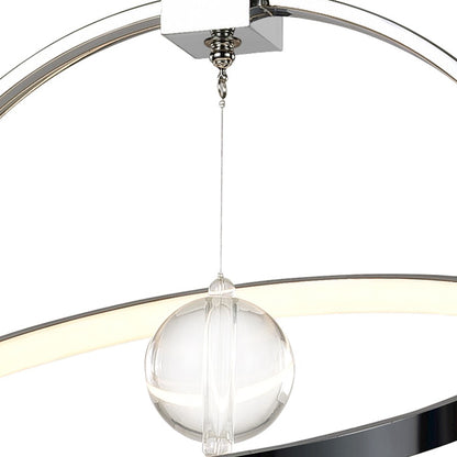 Colette 17" Chandelier, Chrome