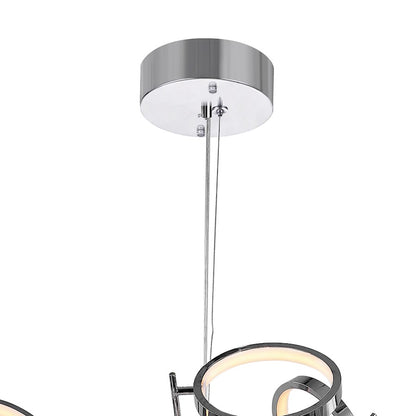 Colette 31" Chandelier, Chrome