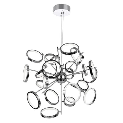 Colette 31" Chandelier, Chrome