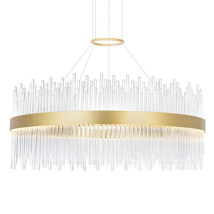 Genevieve 32" Chandelier, Medallion Gold