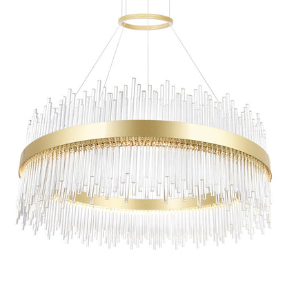 Genevieve 32" Chandelier, Medallion Gold