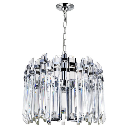 4 Light Chandelier, Chrome