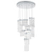 CWI Lighting Carolina Down 20" Chandelier, Pewter/Clear - 1090P20-10-269