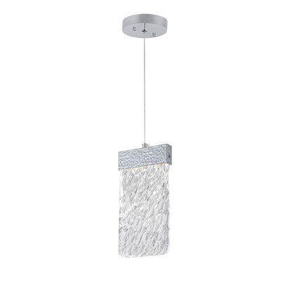 CWI Lighting Carolina Down Mini Pendant, Pewter/Clear - 1090P5-1-269-B