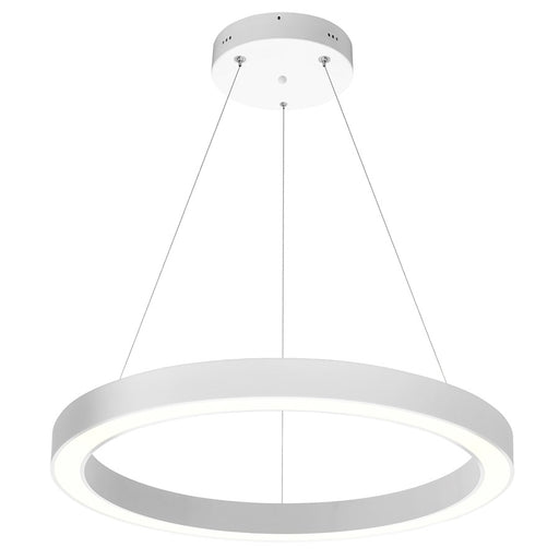CWI Lighting Ringer Chandelier, White - 1131P28-103