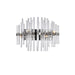 CWI Lighting Miroir 4 Light Vanity Light, Polished Nickel/Clear - 1137W18-4-613