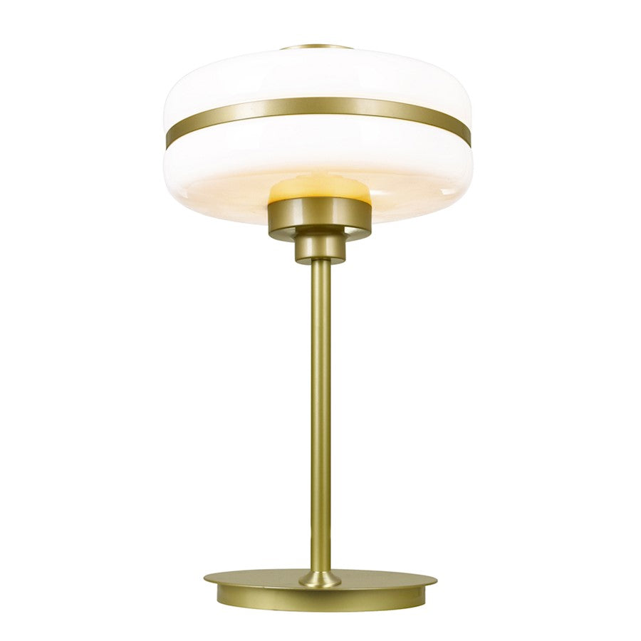 Elementary Table Lamp, Pearl Gold