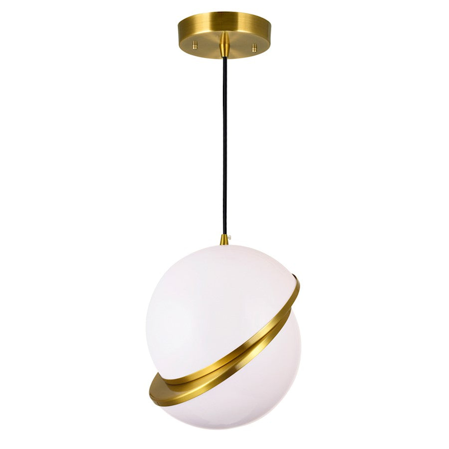 1 Light Mini Pendant, Brass