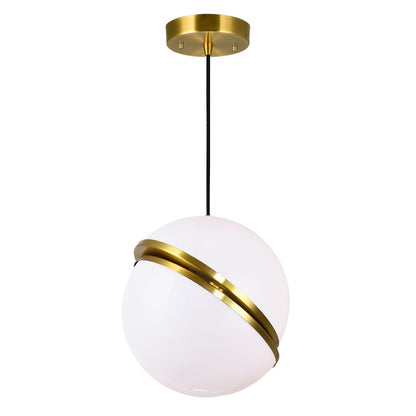 1 Light Pendant, Brass