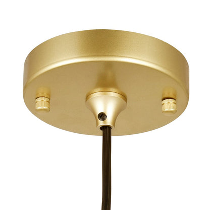 1 Light Mini Pendant, Medallion Gold