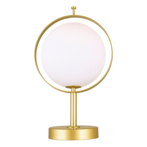 CWI Da Vinci 1 Light 10" Table Lamp, Medallion Gold/Frosted - 1153T10-1-169