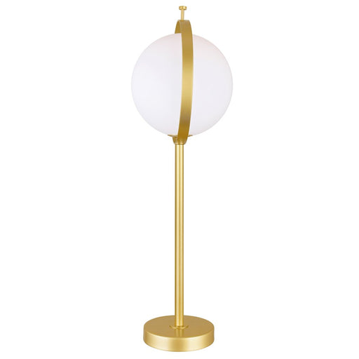 CWI Da Vinci 1 Light Table Lamp, Medallion Gold/Frosted - 1153T10-1-169-A