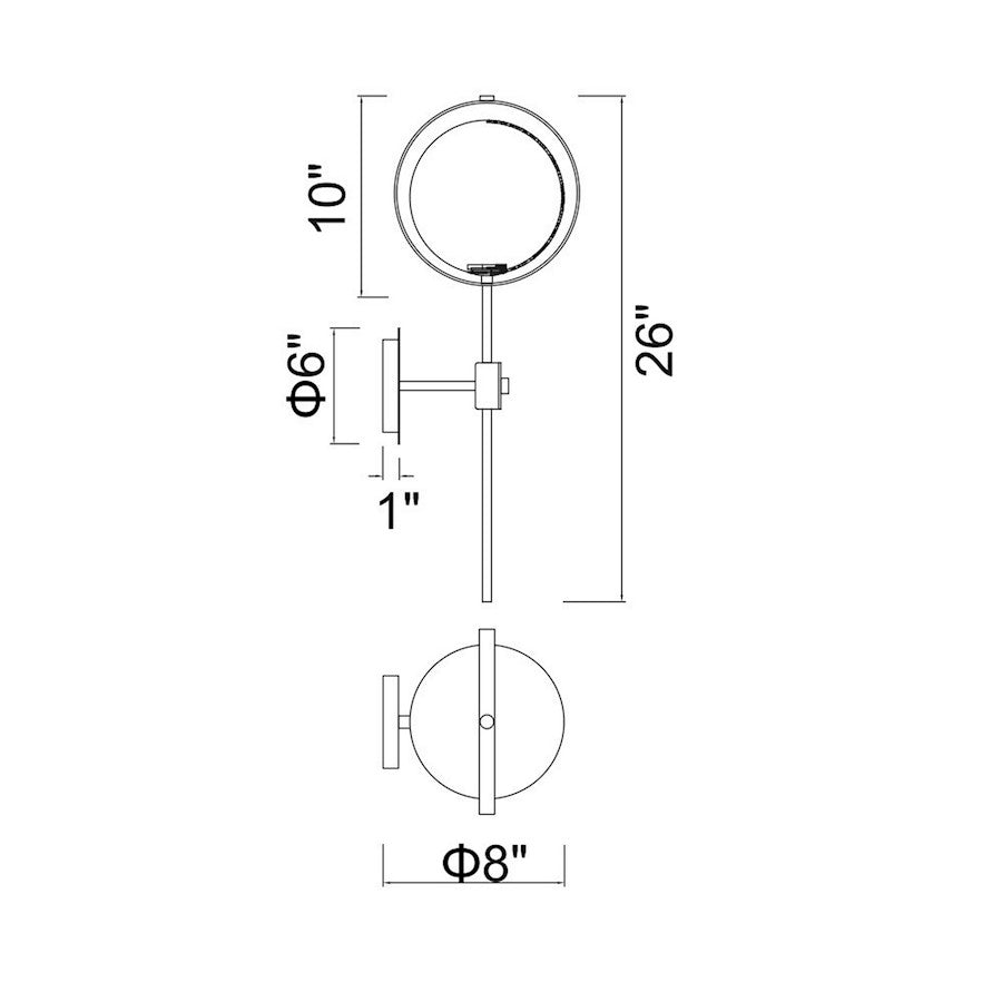 1 Light Wall Sconce