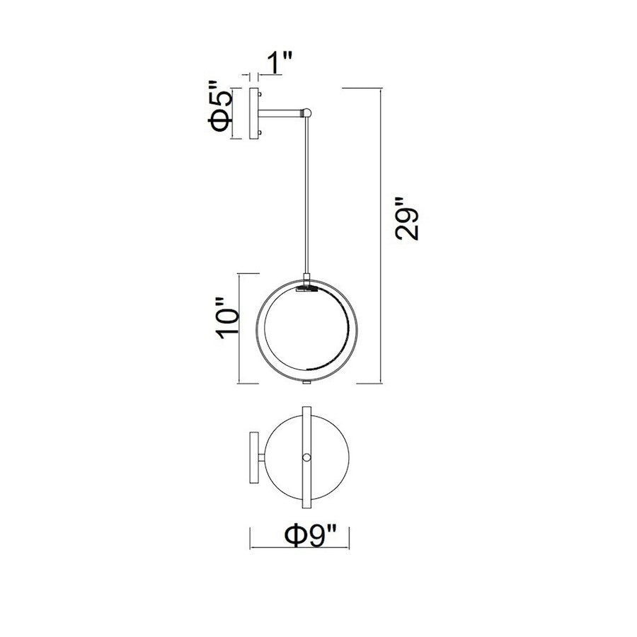 1 Light Wall Sconce