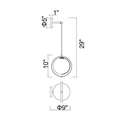 1 Light Wall Sconce