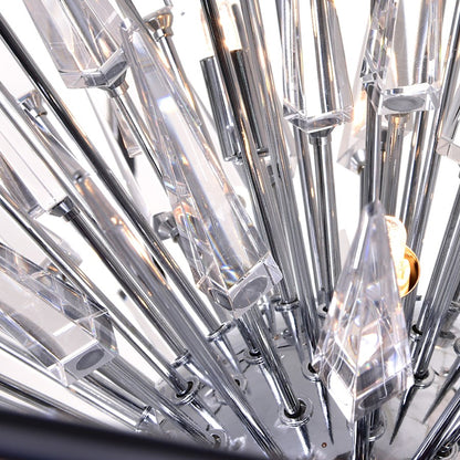 20 Light Down Chandelier, Chrome