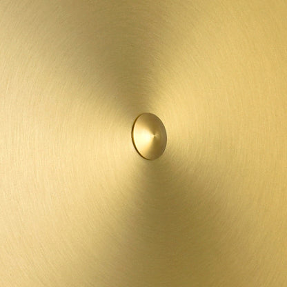 12" Down Mini Pendant, Brass