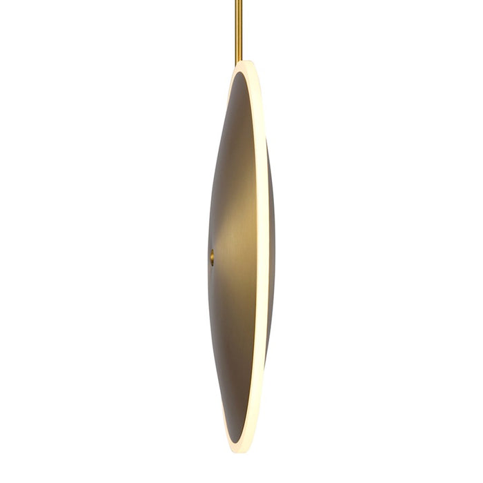 CWI Lighting Ovni 12" Down Mini Pendant, Brass