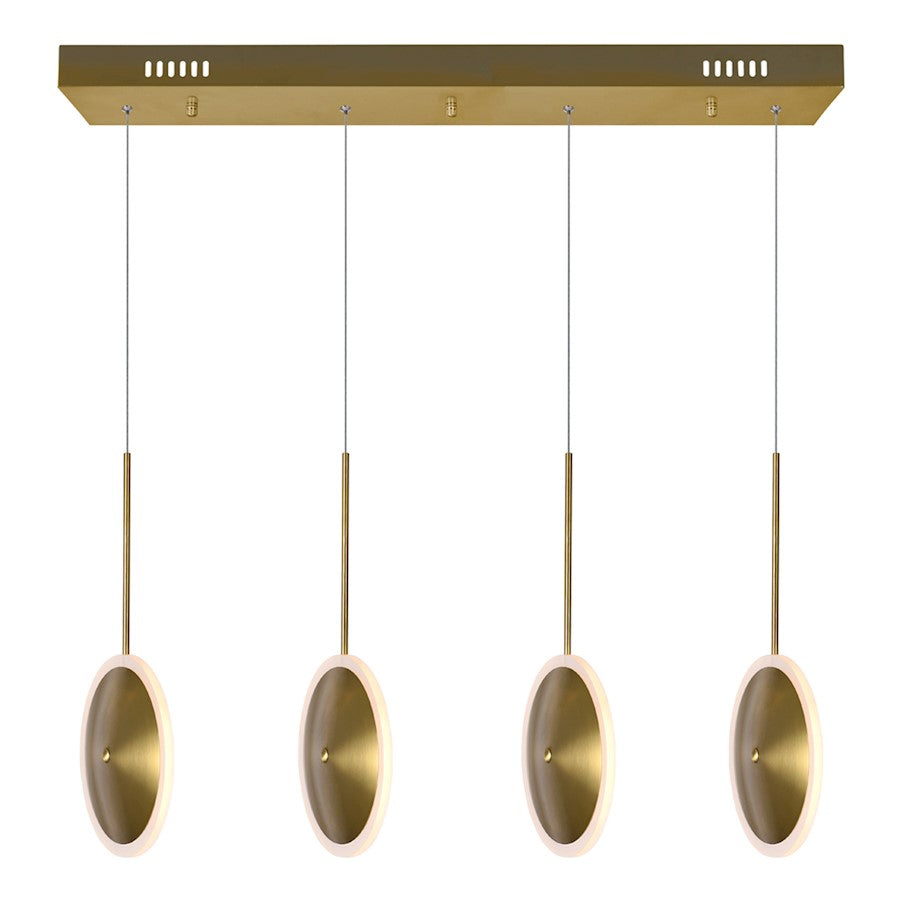 30"Chandelier, Brass