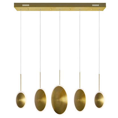 Ovni 43" Chandelier, Brass