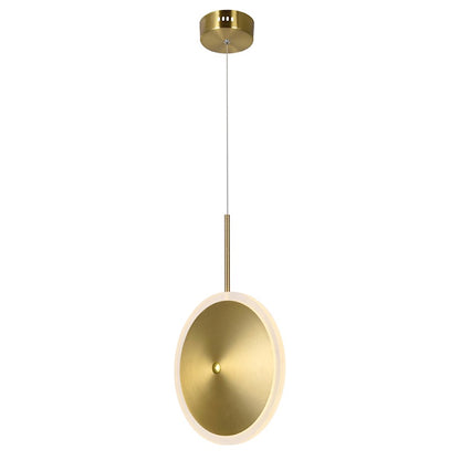 CWI Lighting Ovni 8" Down Mini Pendant, Brass - 1204P8-1-625