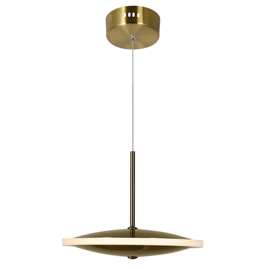 CWI Lighting Ovni Down Mini Pendant, Brass - 1204P8-1-625-A