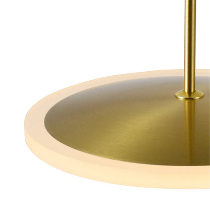 Down Mini Pendant, Brass