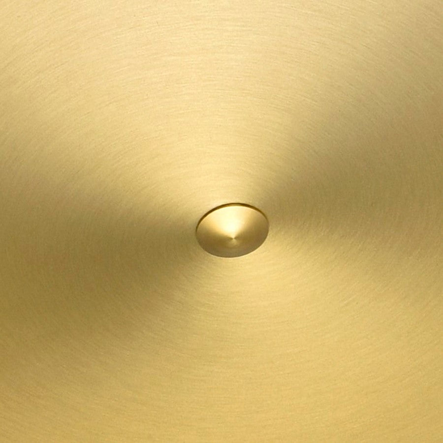 Down Mini Pendant, Brass