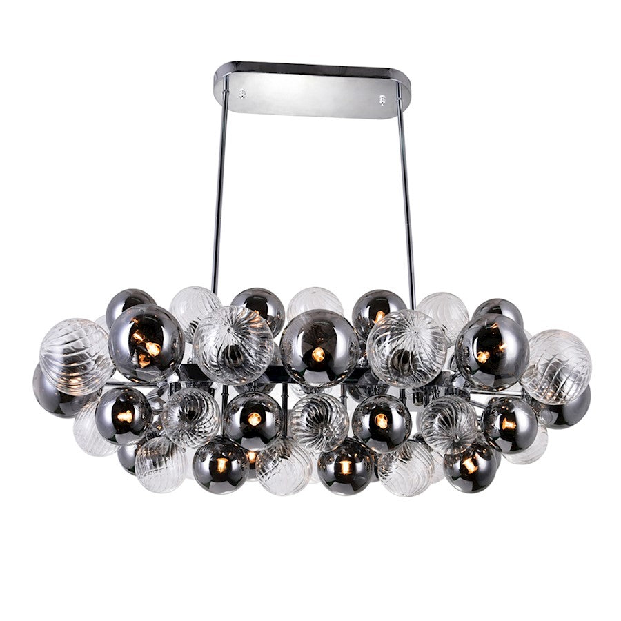 27 Light Chandelier, Chrome