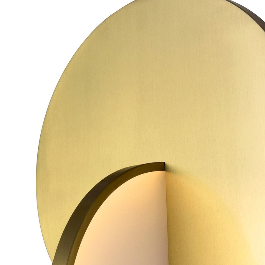 Tranche Chandelier, Brushed Brass