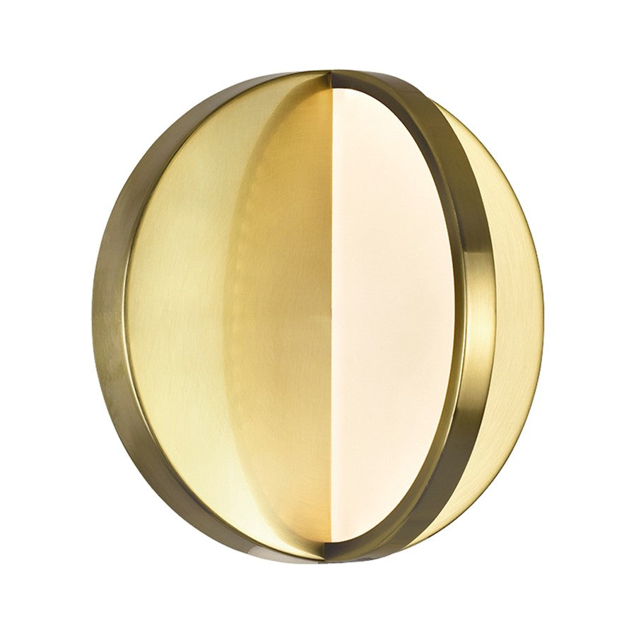 CWI Lighting Tranche 7" Wall Sconce, Brushed Brass - 1206W7-1-629-A