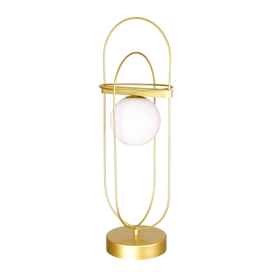 Orbit 7" Table Lamp, Medallion Gold