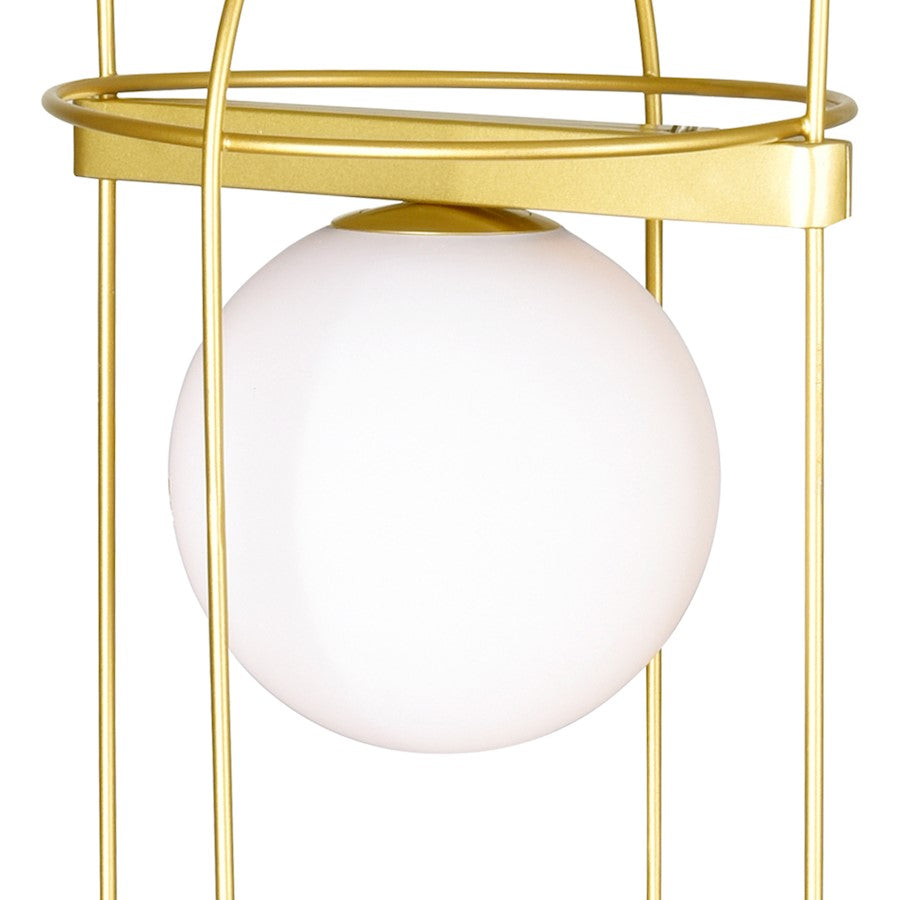 Orbit 7" Table Lamp, Medallion Gold