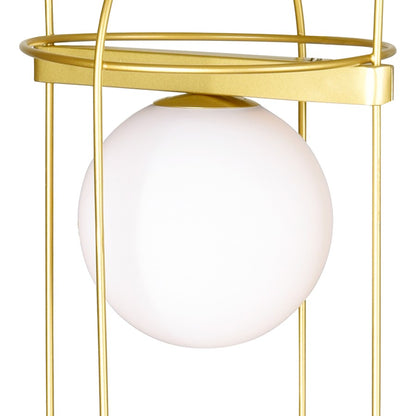 Orbit 7" Table Lamp, Medallion Gold