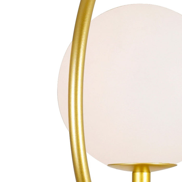 CWI Lighting Celeste 1 Light Table Lamp, Medallion Gold/Frosted