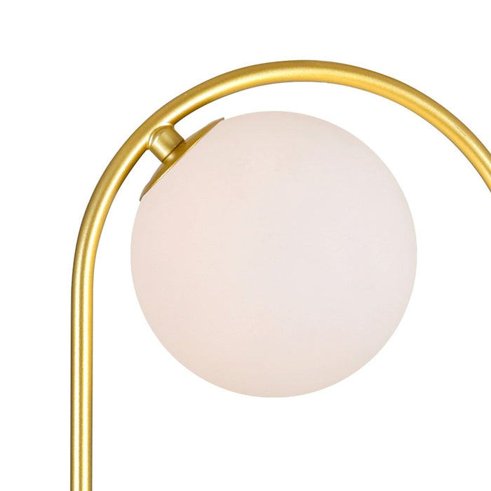 CWI Lighting Celeste 2 Light Table Lamp, Medallion Gold/Frosted