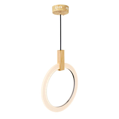 Down Pendant, White Oak