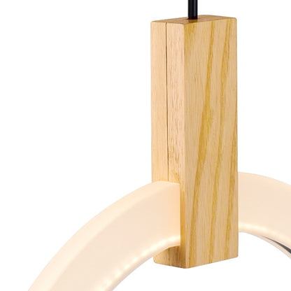 Down Pendant, White Oak