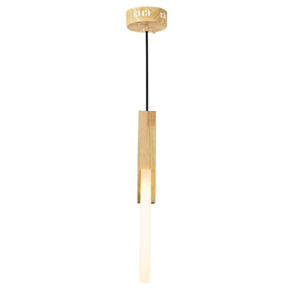 Down Mini Pendant, White Oak